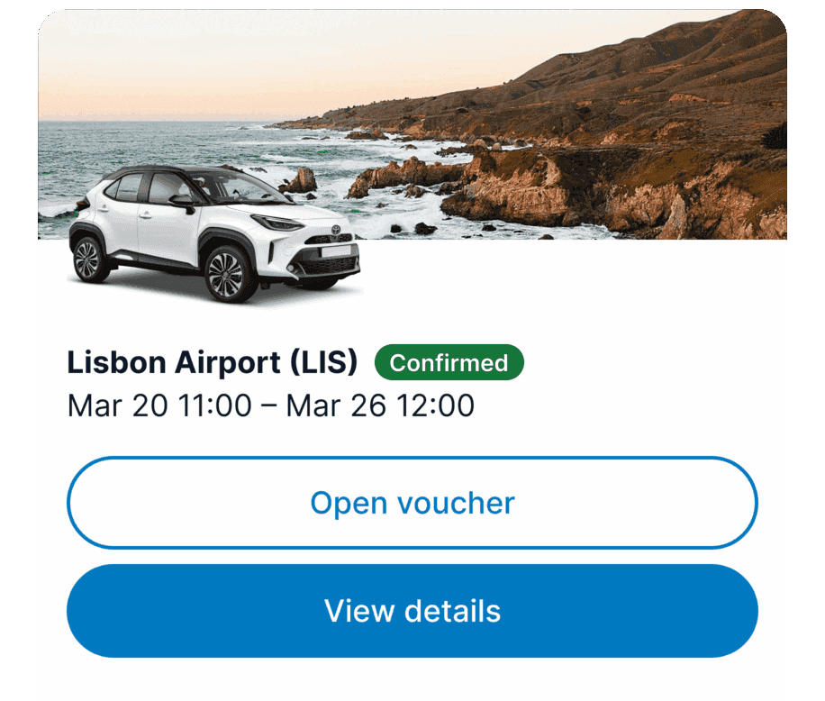 Instant confirmation and voucher